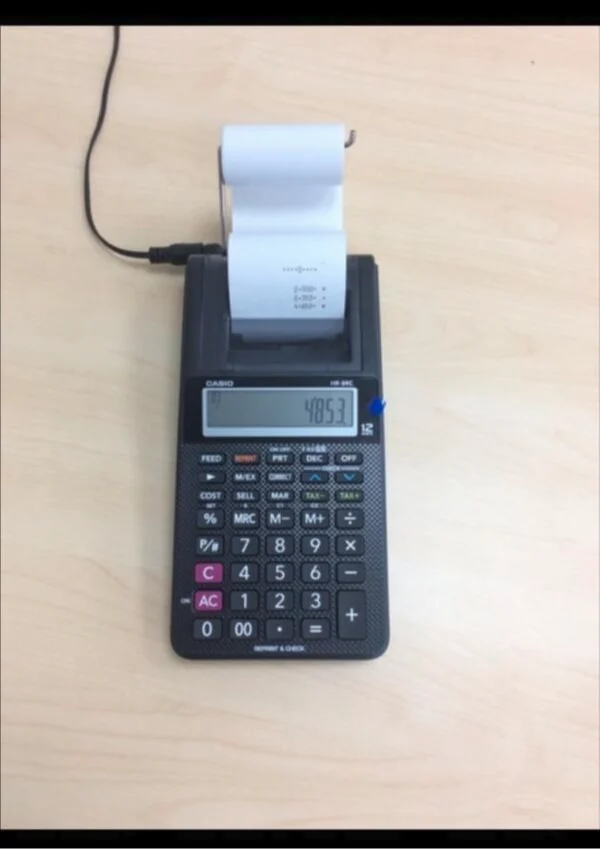 Casio HR-8RC Printing Calculator with Reprint Feature (12 Digits)