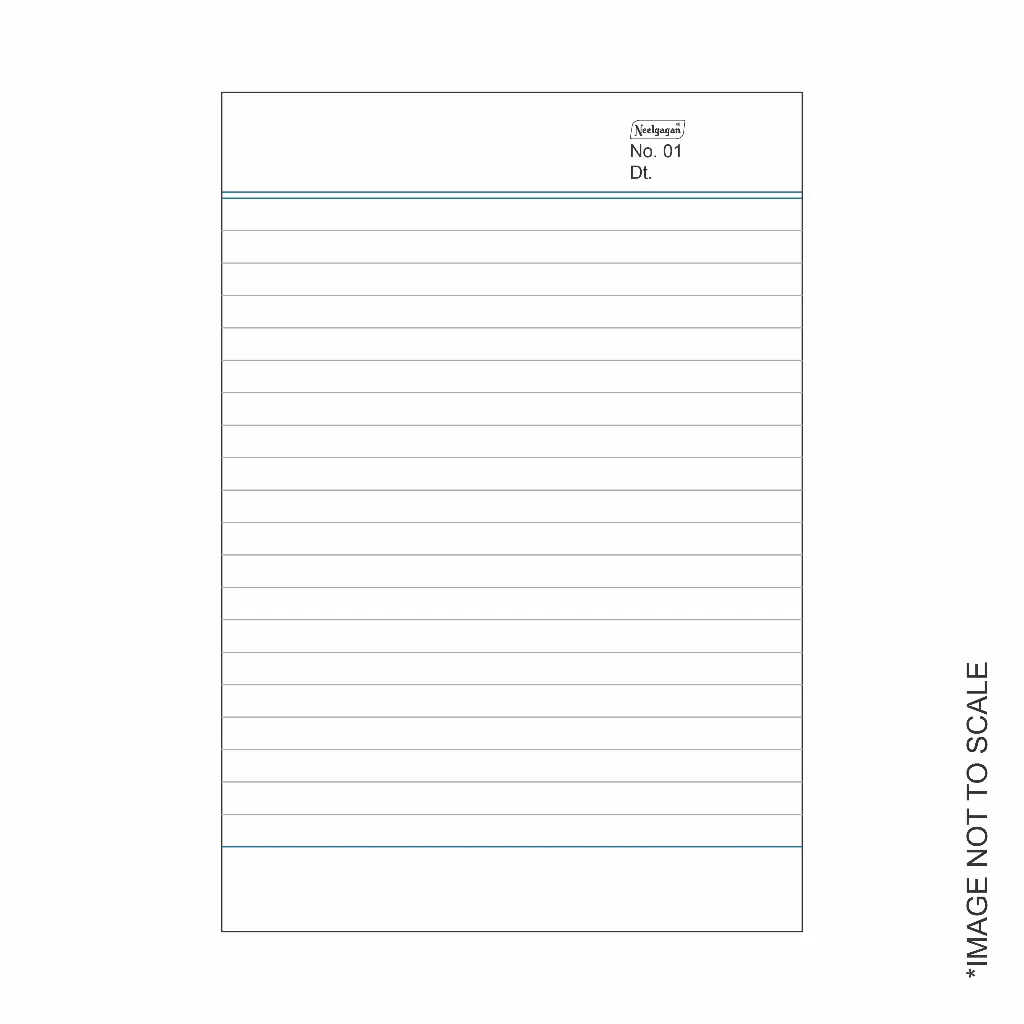 Triplicate Book No.1  (Pack Of 5)