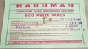 Hanuman White 18x23 -6.6 Kg 58 Gsm 480 Sheet Price & Package ( Hanuman Agro )
