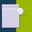 Rough Pad/Writing Pad (No.0) Single Line Rulled 72 Pages (Pack Of 12)