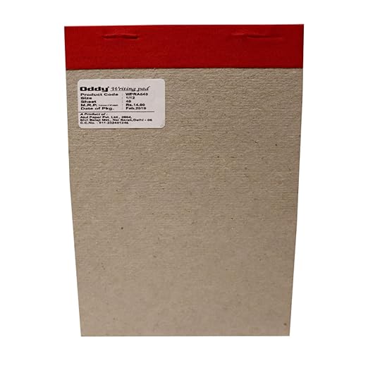Oddy Premium Writing Pad A6 80 Page (Pack Of 5)