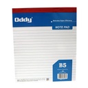 Oddy Premium Writing Pad B5 80 Page (Pack Of 5)