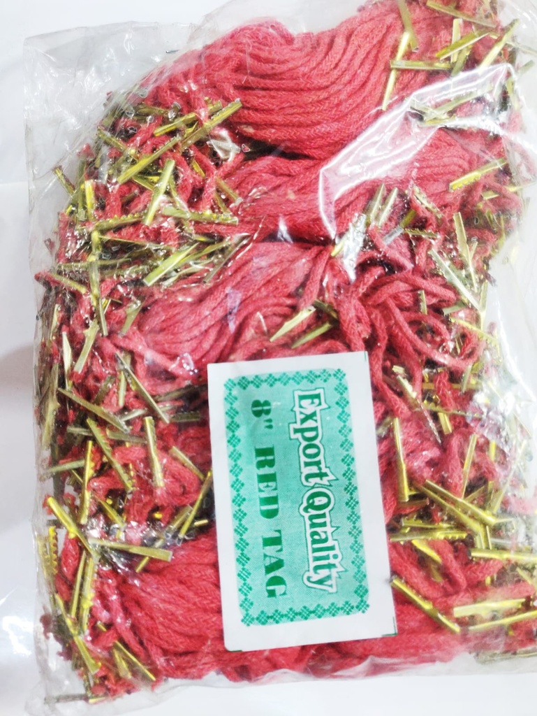 Red Tag Dori / File Laces 8 Inch (Pack of 500)