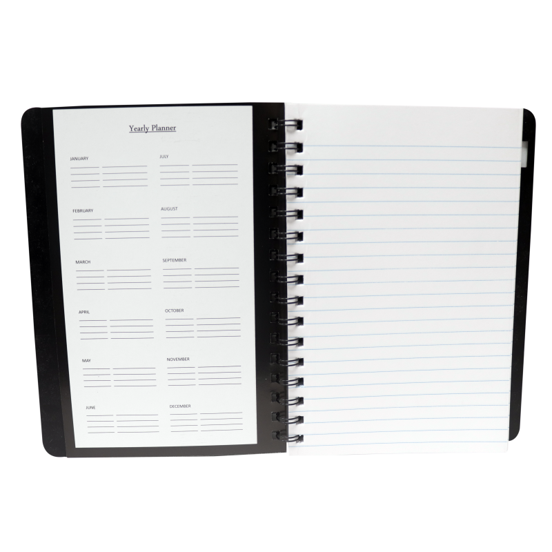 Oddy Wiro Notebook / Subject Notebook A5 160 Pages Spiral Diary