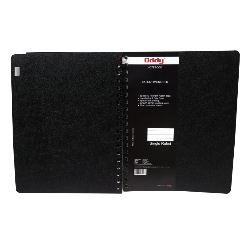 Oddy Wiro Notebook / Subject Notebook B5 160 Pages (Spiral Diary)