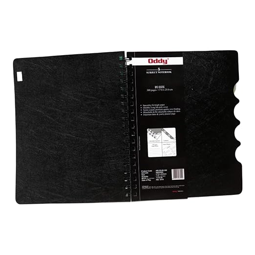 Oddy Wiro Notebook / Subject Notebook B5 300 Pages (Spiral Diary)