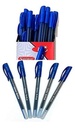 Saino Softek Use & Throw Ball Pen Blue Colour (Pack Of 20)