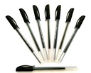 Saino Softek Use & Throw Ball Pen Black Colour (Pack Of 20)