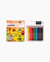 Camlin Colour Pencils Half Size Assorted Pack Of 12 Shades With Sharpener