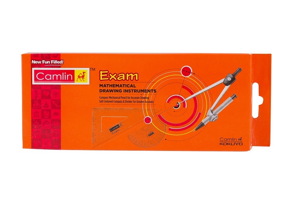 Camlin Exam Geometry Compass Box