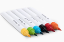 Camel Brush Pens 6 Shades Multicolour