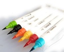 Camel Brush Pens 6 Shades Multicolour