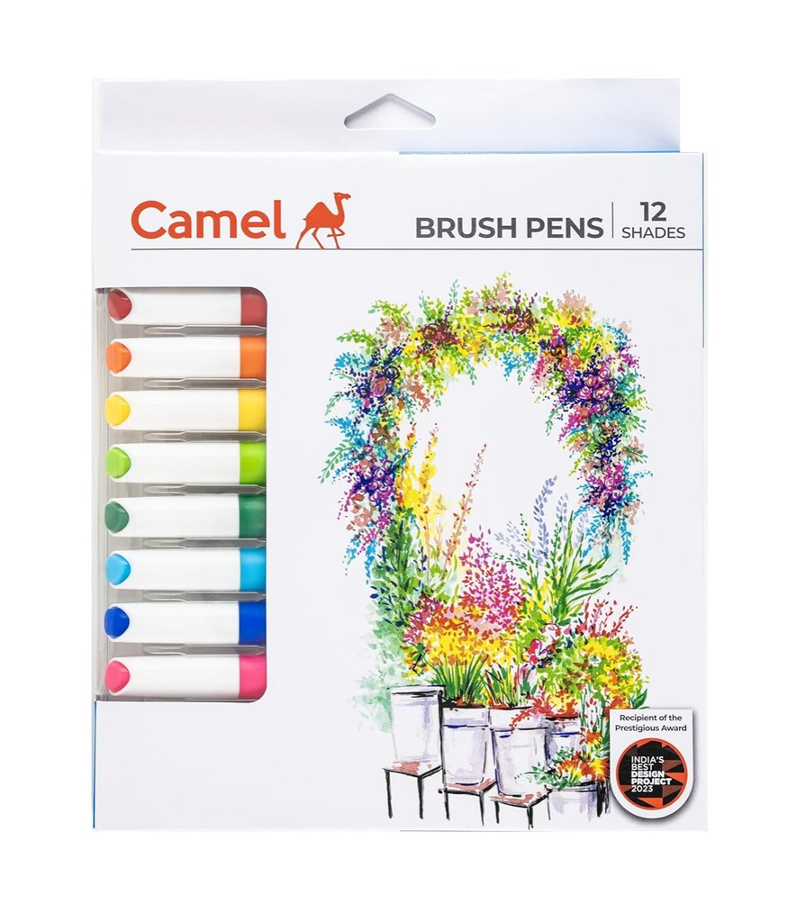 Camel Brush Pens 12 Shades