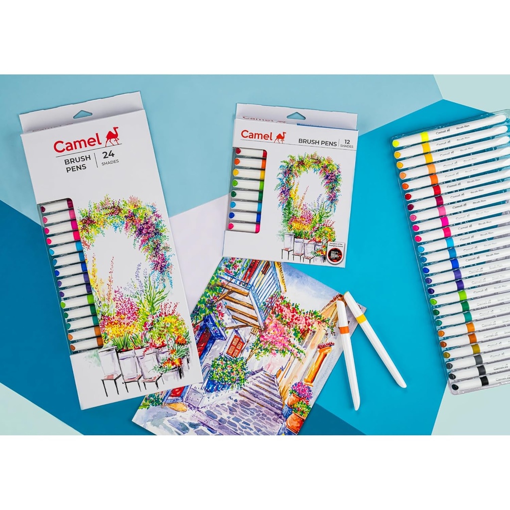 Camel Brush Pens 24 Shades