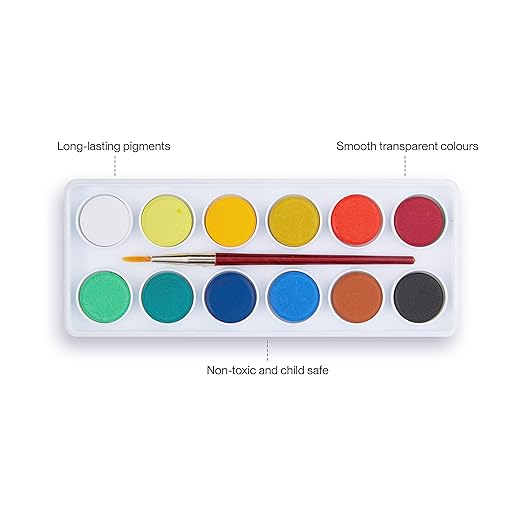 Camel Water Colour Cakes 12 Shades