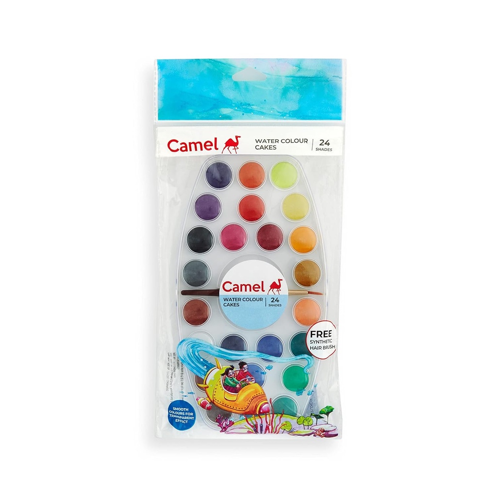 Camel Water Colour Cakes 24 Shades