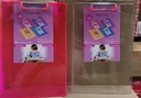 Writing Board / Exam Pad Transparent Colour Big Size
