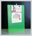 Writing Board / Exam Pad Transparent Colour Big Size