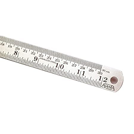 Ajanta Steel Scale 30cm
