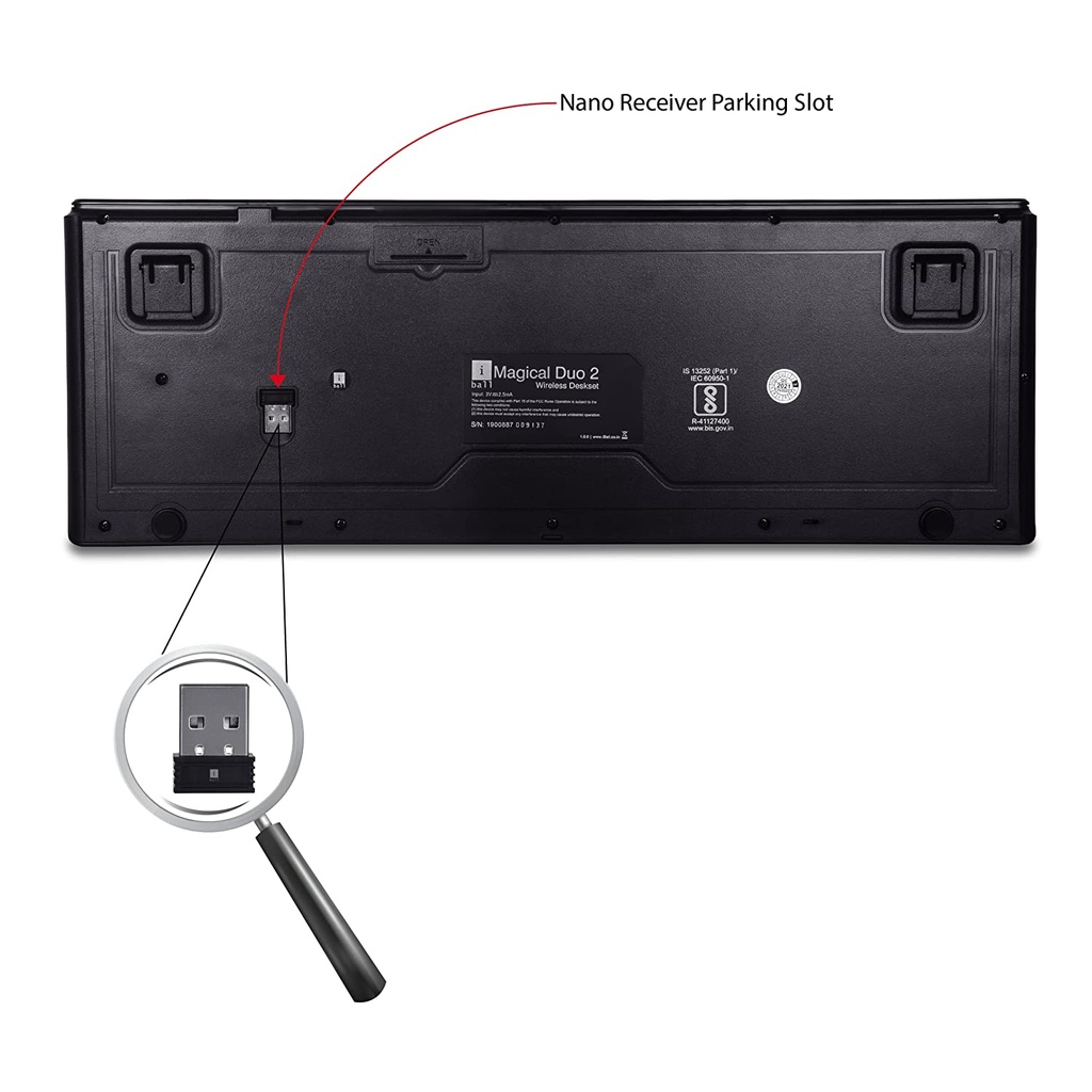 iBall Magical Duo 2 Wireless Deskset - Keyboard and Mouse