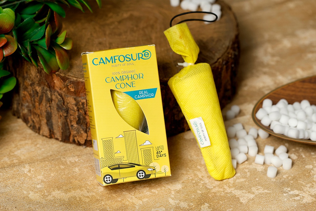 Camfosure Real Camphor Cone (Air Freshener & Mosquito Repellent)