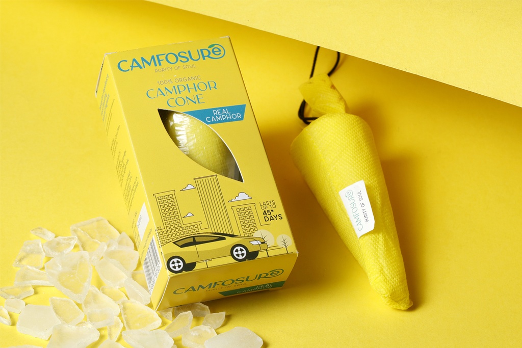 Camfosure Real Camphor Cone (Air Freshener & Mosquito Repellent)