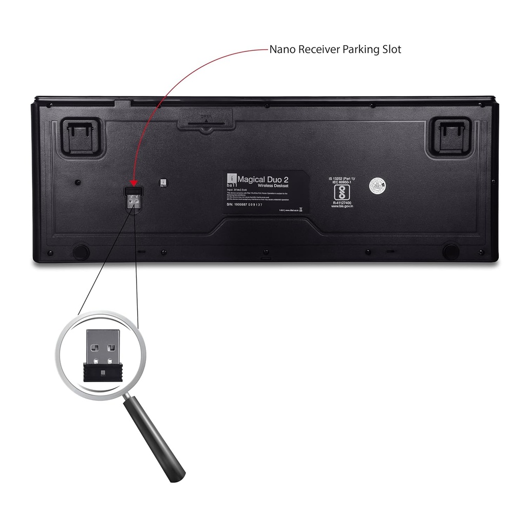 iBall Magical Duo2 Wireless Combo Set (Keyboard & Mouse)