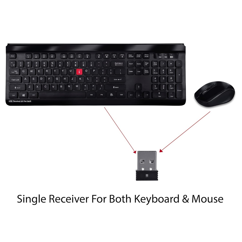 iBall Magical Duo2 Wireless Combo Set (Keyboard & Mouse)