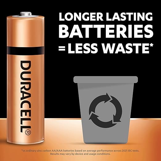Duracell Alkaline Battery AA (Pack Of 10)