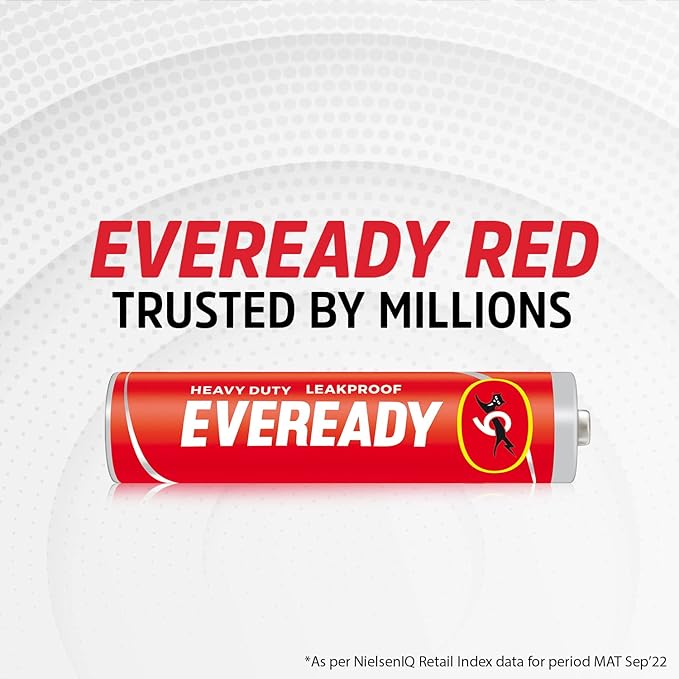 Eveready Battery Red AAA 1012 (Pack Of 10)