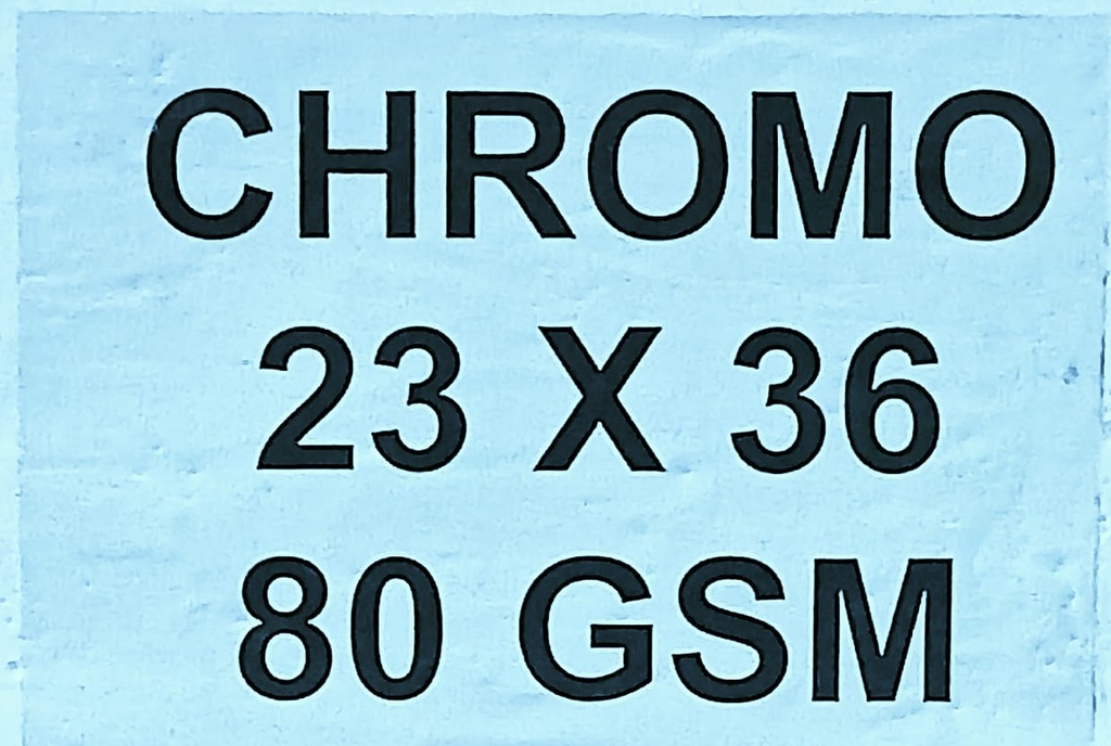 Chromo 23x36 -31 Kg 80 Gsm 500 Sheet Price & Package ( Bilt Paper )