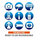 Panasonic Rechargeable Battery Cell AAA  (Pack Of 02)