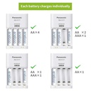 Panasonic Eneloop Battery Charger BQ-CC17N for AA & AAA rechargeable Batteries 
