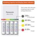 Panasonic Eneloop Battery Charger BQ-CC55N for AA & AAA rechargeable Batteries 