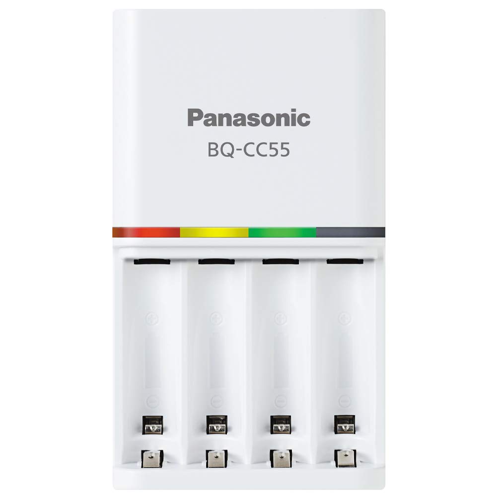 Panasonic Eneloop Battery Charger BQ-CC55N for AA & AAA rechargeable Batteries 