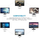 Power Cable (1.5 Meter)  For PC/ Desktop Computer/ Monitor/ SMPS/ TV/ Printer/ Power Supply