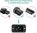 Power Cable (1.5 Meter)  For PC/ Desktop Computer/ Monitor/ SMPS/ TV/ Printer/ Power Supply