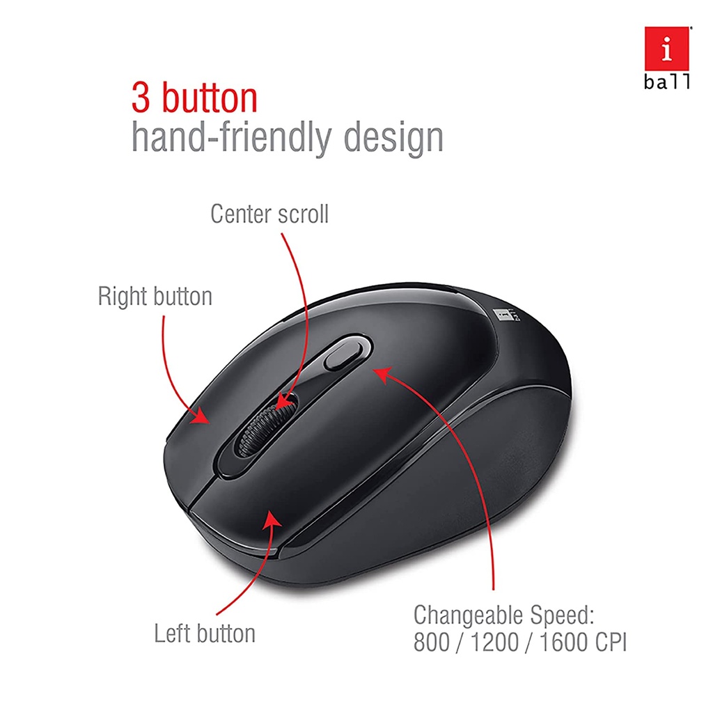 iBall Magical Duo 2 Wireless Deskset - Keyboard and Mouse