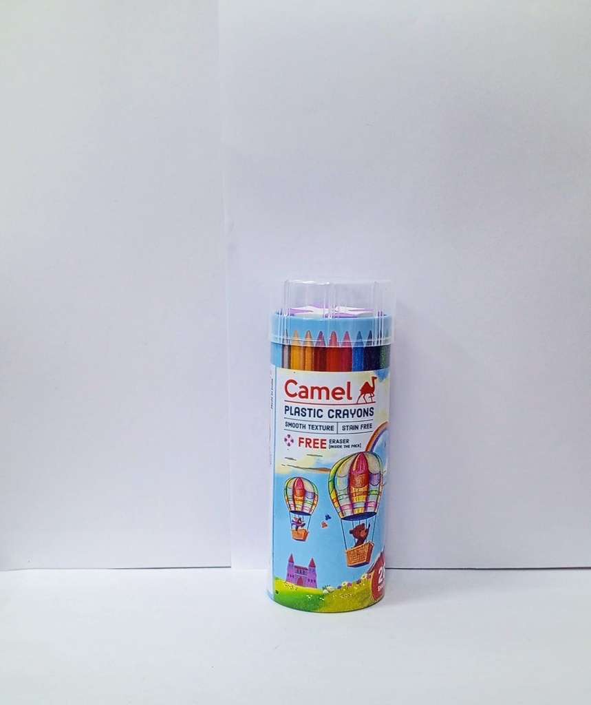 Camel Plastic Crayons Assorted 28 Shades 