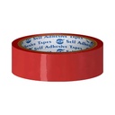 Redking Colour Tape 1 Inch 24mm x 35mtr Red Colour (Pack of 12)