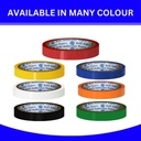Redking Colour Tape 1 Inch 24mm x 35mtr Red Colour (Pack of 12)