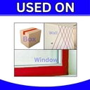 Redking Colour Tape Red Colour 2 Inch 48mm x 36mtr (Pack Of 6)
