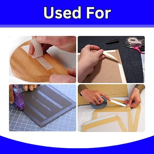 Kansuee Double Side Tissue Tape 2 Inch 48mm x 20mtr (Pack Of 6)