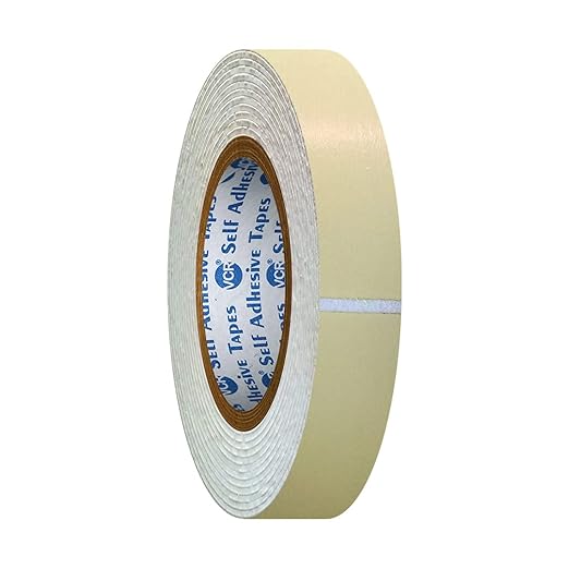 Kansuee Foam Tape Double Side 0.75 Inch 18mm x 3.5mtr