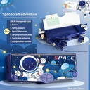 LH-229 Magnet Pencil Box 4 Button with Scissors & Cellotape 