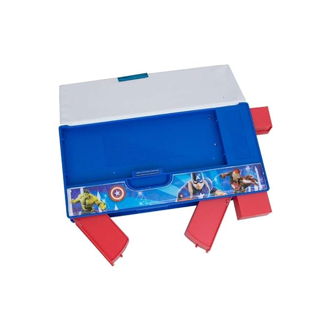 JCC-2070 Jumbo Unicorn Multifunctional Magnetic Pencil Box 4 Button 