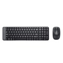 Logitech MK220 Compact Wireless Keyboard and Mouse Combo for Windows, 2.4 GHz Wireless with Unifying USB-Receiver, 24 Month Battery, Compatible with PC, Laptop - Black