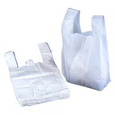 Plastic Milky White Handle Bag 8x10 1 Kg