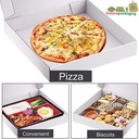 Pizza Box Duplex White 7x7x1.5 Inch (Pack Of 100)