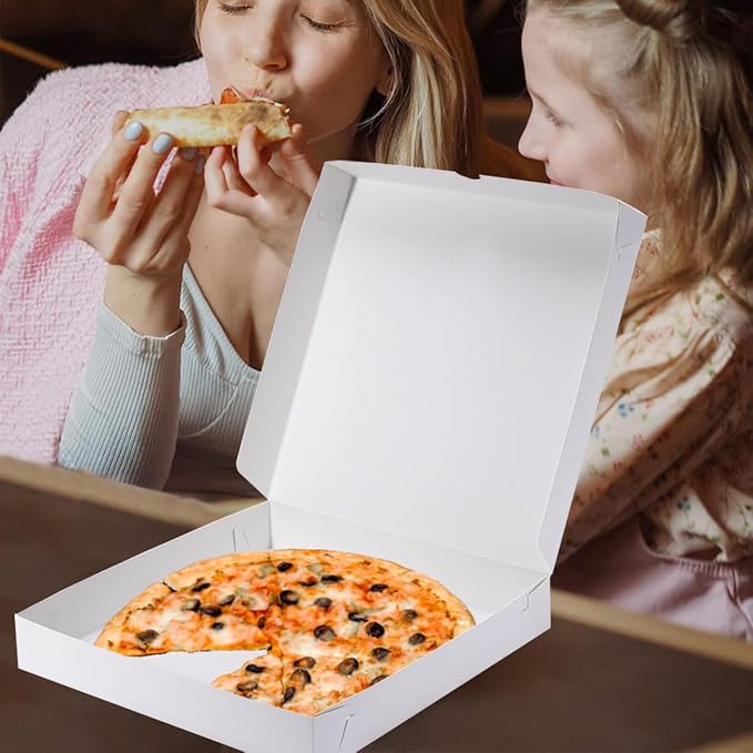 Pizza Box Duplex White 7x7x1.5 Inch (Pack Of 100)